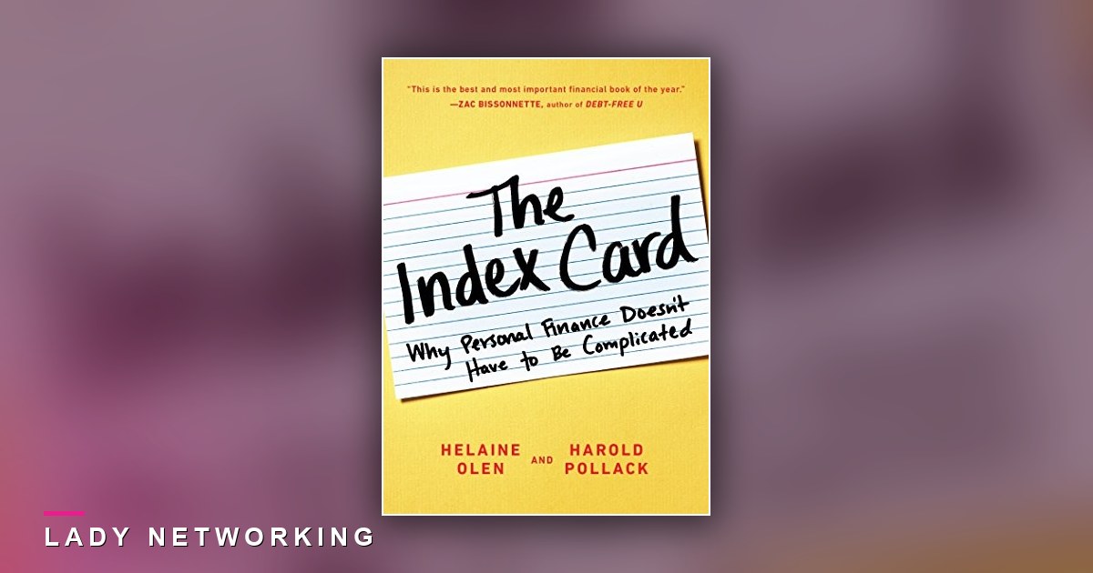 tài chính đơn giản - The Index Card - Lady Networking